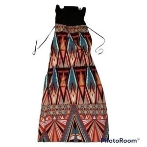 Strapless tube top dress